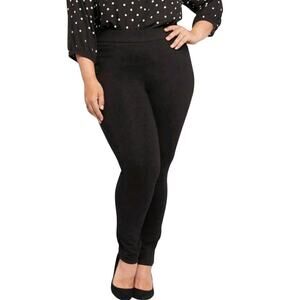 NYDJ Sculpt Womens Black Pants 22 Curves 360 Stretch Pull on Casual Office Basic